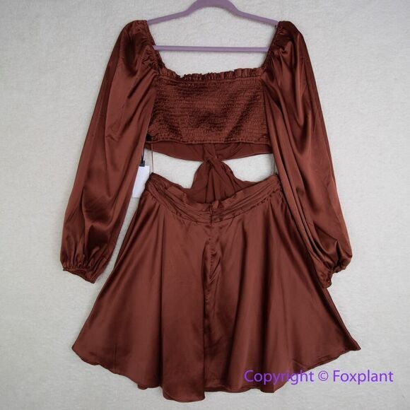 New! ASTR the label Anamaria dress, color: rust, size M - Picture 13 of 16